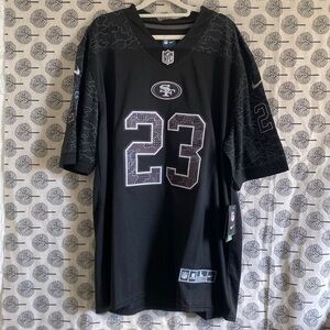 San Francisco 49ers Christian McCaffrey Nike Scarlet #23 Jersey NFL